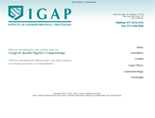Tablet Screenshot of igaponline.com.br